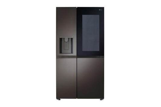 Lg LRSOC2306D 23 Cu. Ft. Side-By-Side Counter-Depth Instaview® Refrigerator With Craft Ice&#8482;