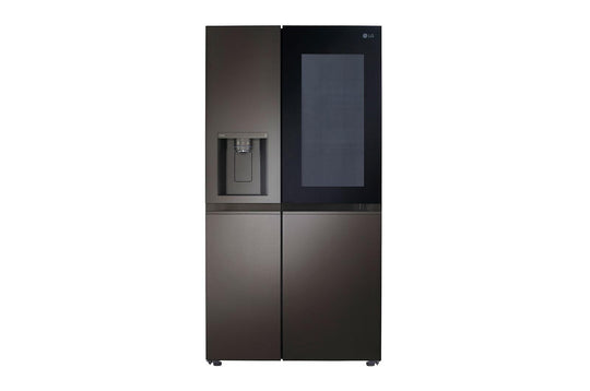Lg LRSOC2306D 23 Cu. Ft. Side-By-Side Counter-Depth Instaview® Refrigerator With Craft Ice™