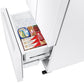 Samsung RF18A5101WW 18 Cu. Ft. Smart Counter Depth 3-Door French Door Refrigerator In White