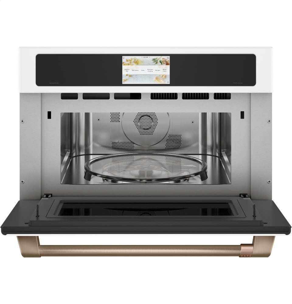 Cafe CSB913P4NW2 Café 30" Smart Five In One Oven With 120V Advantium® Technology