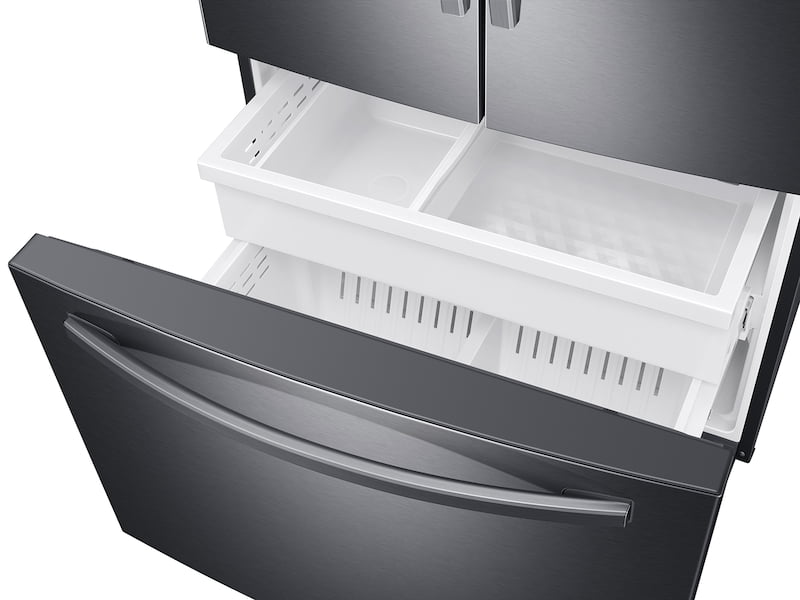 Samsung RF28T5001SG 28 Cu. Ft. Large Capacity 3-Door French Door Refrigerator In Black Stainless Steel