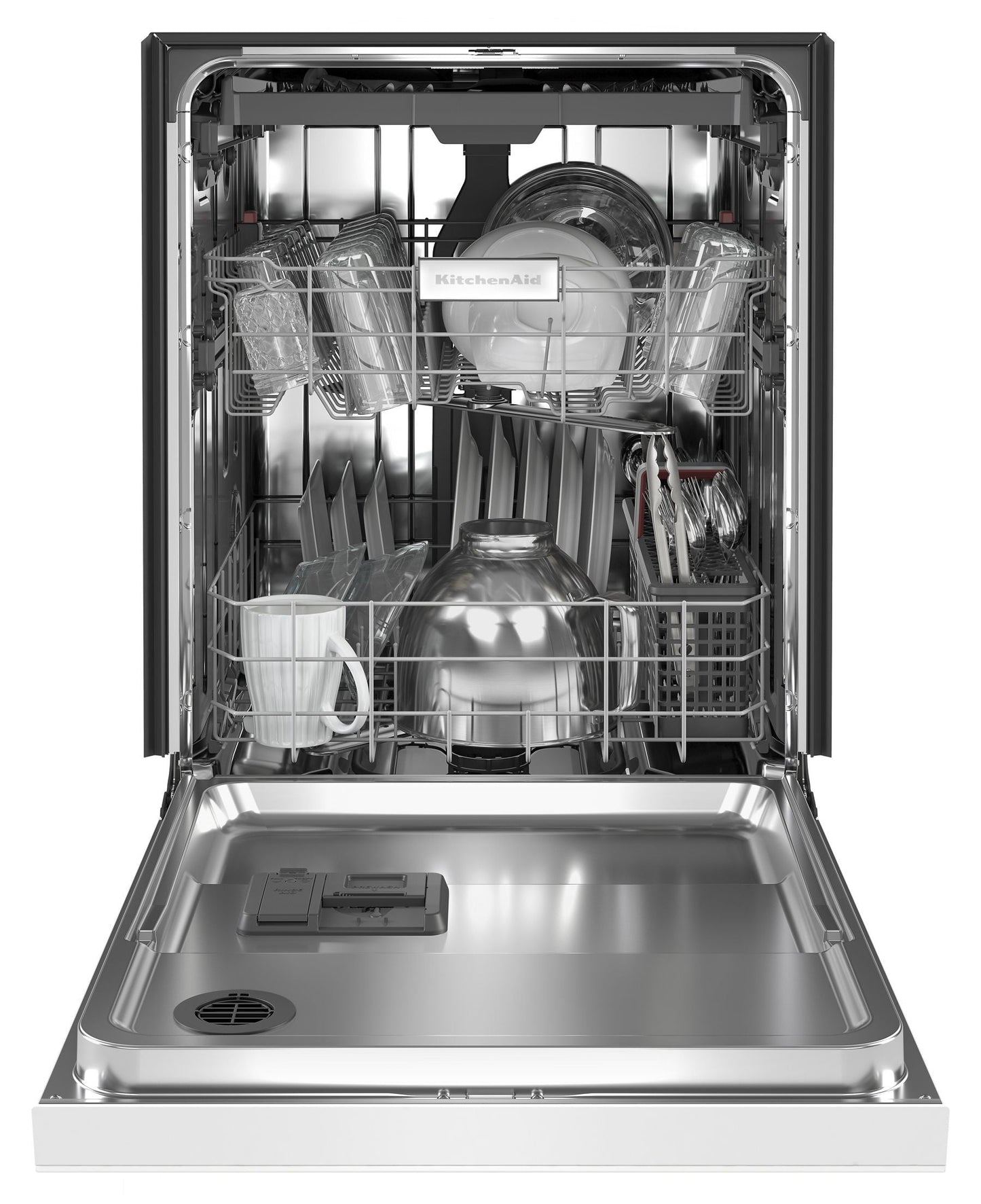 Kitchenaid KDFE204KWH 39 Dba Dishwasher With Third Level Utensil Rack - White