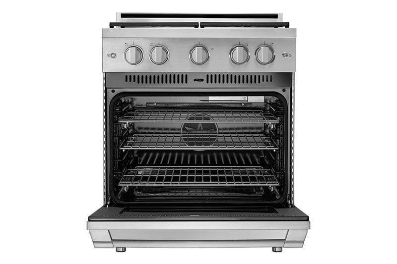 Dacor HGR30PSNGH 30" Gas Range, Silver Stainless Steel, Natural Gas/High Alttitude
