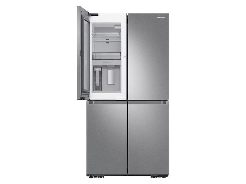 Samsung RF23A9671SR 23 Cu. Ft. Smart Counter Depth 4-Door Flex&#8482; Refrigerator With Beverage Center And Dual Ice Maker In Stainless Steel