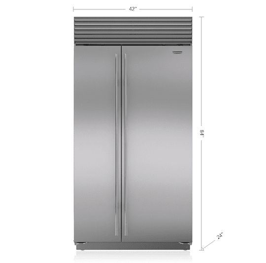 Sub-Zero BI42SIDSTH 42" Classic Side-By-Side Refrigerator/Freezer With Internal Dispenser