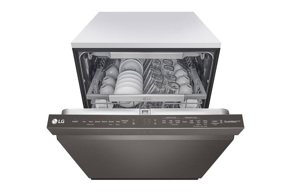Lg LDP6810BD Top Control Smart Wi-Fi Enabled Dishwasher With Quadwash&#8482; And Truesteam®