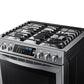 Samsung NX58H9950WS 5.8 Cu. Ft. Chef Collection Slide-In Gas Range With True Convection In Stainless Steel