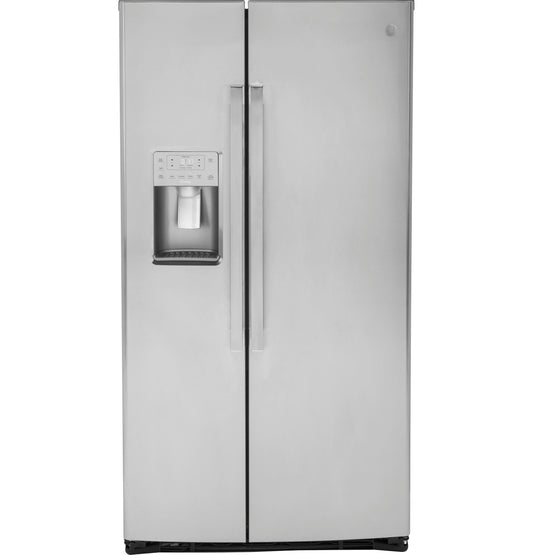 Ge Appliances PZS22MYKFS Ge Profile™ Series 21.9 Cu. Ft. Counter-Depth Side-By-Side Refrigerator