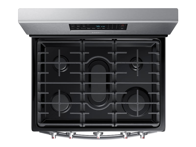 Samsung NX58T7511SS 5.8 Cu. Ft. Freestanding Gas Range With Air Fry And Convection In Stainless Steel