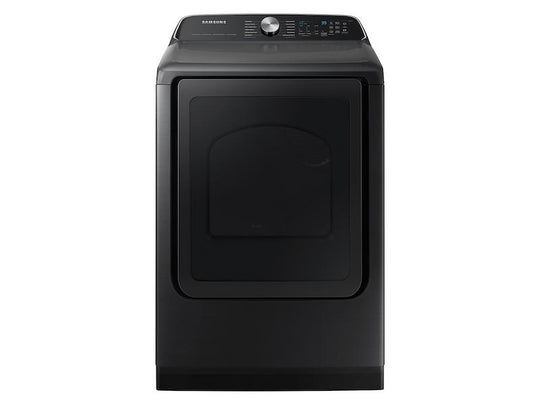Samsung DVG55CG7100V 7.4 Cu. Ft. Smart Gas Dryer With Steam Sanitize+ In Brushed Black