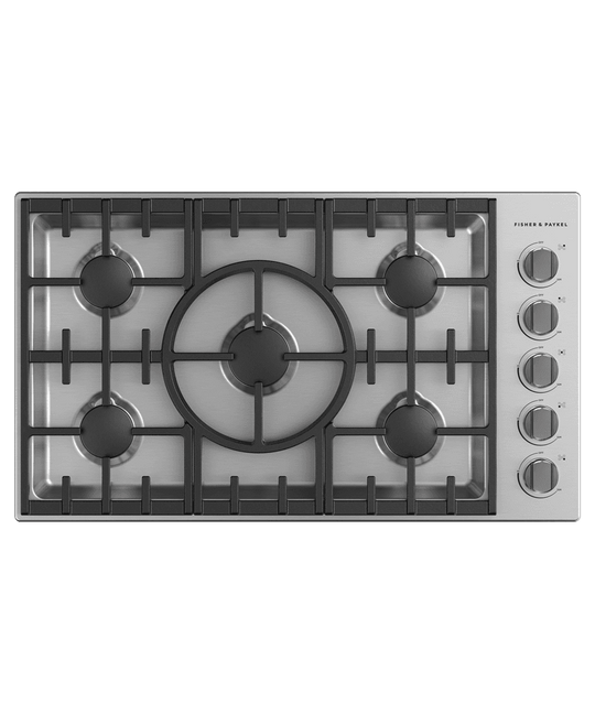 Fisher & Paykel CDV3365L Gas Cooktop, 36", Lpg