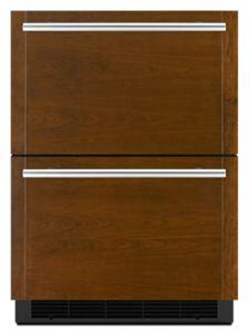 Jennair JUDFP242HX Panel-Ready 24" Double-Refrigerator Drawers