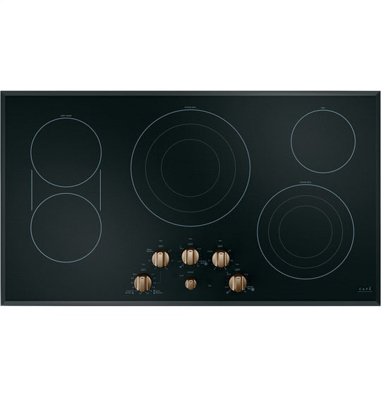 Cafe CEP70363MS2 Café 36" Knob-Control Electric Cooktop