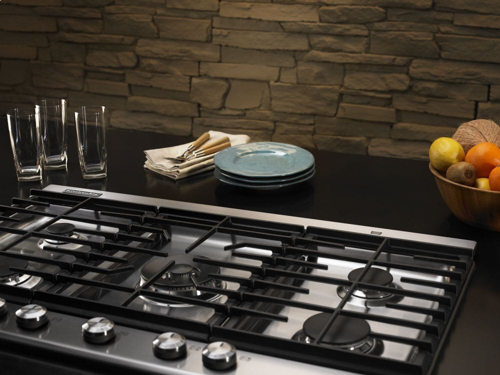 Kitchenaid KXD4636YSS 36" Retractable Downdraft System, 600 Cfm - Stainless Steel