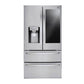 Lg LMXS28596S 28 Cu. Ft. Smart Wi-Fi Enabled Instaview™ Door-In-Door® Refrigerator