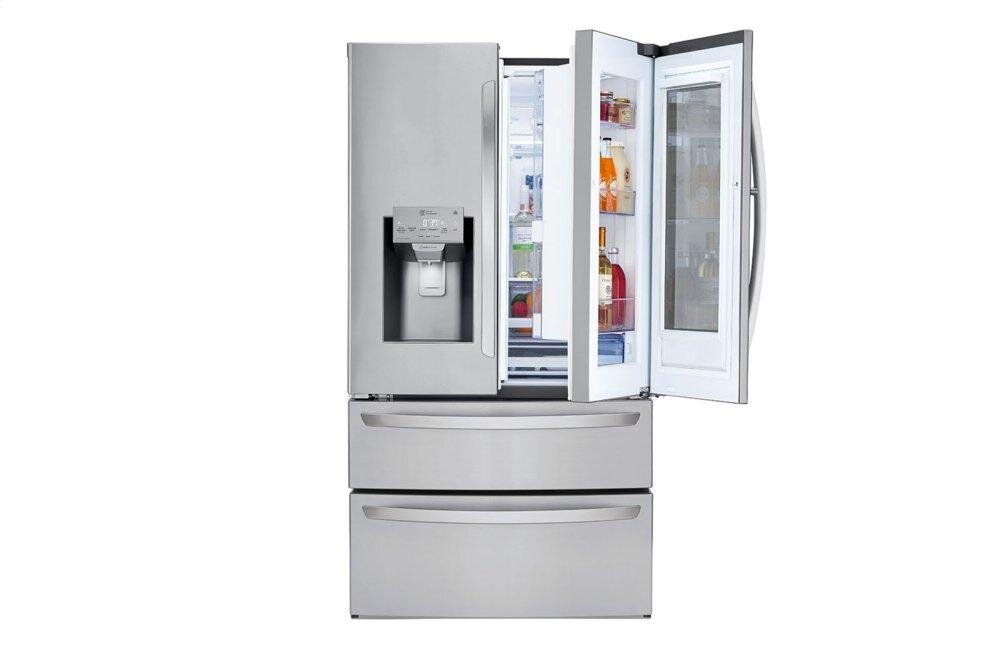 Lg LMXS28596S 28 Cu. Ft. Smart Wi-Fi Enabled Instaview™ Door-In-Door® Refrigerator
