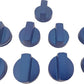 Thermador PAKNOBLUWR Metallic Blue Knob Kit For Rangetops
