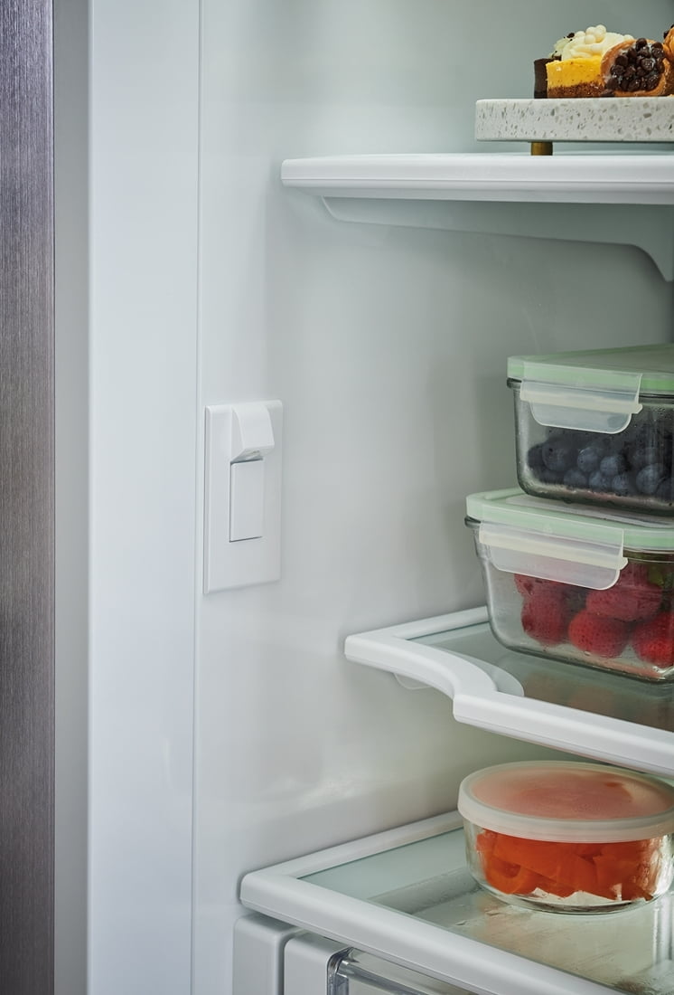 Sub-Zero BI36UIDSPHRH 36" Classic Over-And-Under Refrigerator/Freezer With Internal Dispenser