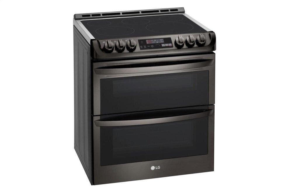 Lg LTE4815BD 7.3 Cu. Ft. Smart Wi-Fi Enabled Electric Double Oven Slide-In Range With Probake Convection® And Easyclean®