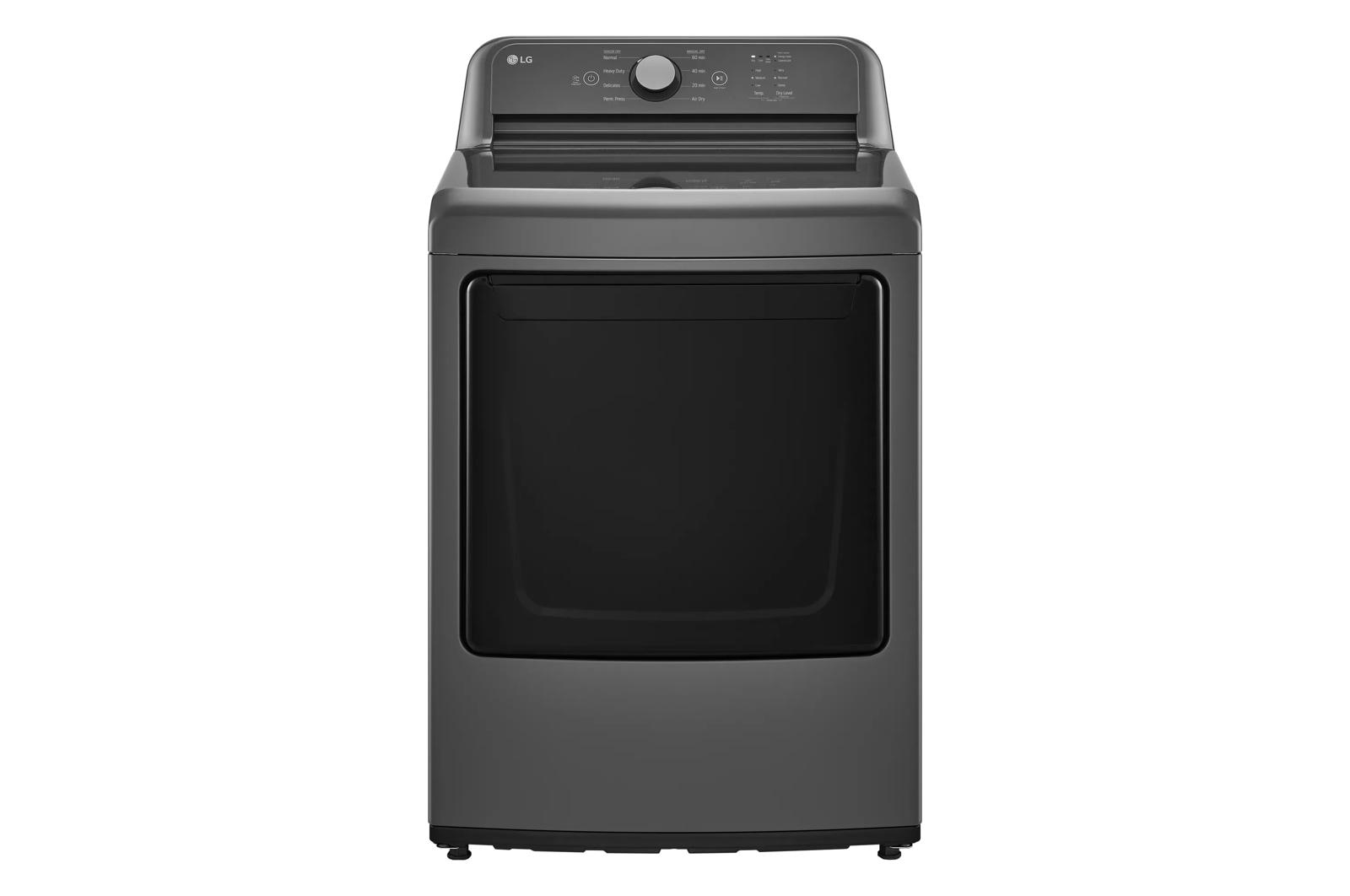 Lg DLE6100M 7.3 Cu. Ft. Ultra Large Capacity Rear Control Electric Dryer With Sensor Dry Technology