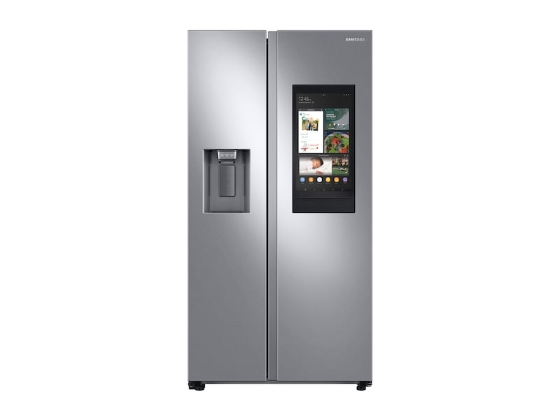 Samsung RS27T5561SR 26.7 Cu. Ft. Large Capacity Side-By-Side Refrigerator With Touch Screen Family Hub™ In Stainless Steel