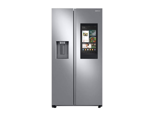 Samsung RS27T5561SR 26.7 Cu. Ft. Large Capacity Side-By-Side Refrigerator With Touch Screen Family Hub™ In Stainless Steel