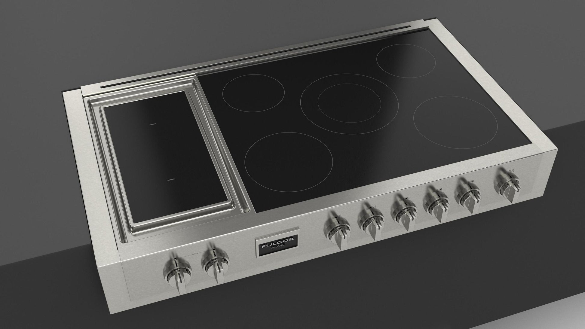 Fulgor Milano F6IRT485GS1 Sofia 48" Pro Induction Rangetop With Griddle
