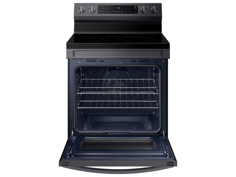 Samsung NE63A6511SG 6.3 Cu. Ft. Smart Freestanding Electric Range With No-Preheat Air Fry & Convection In Black Stainless Steel