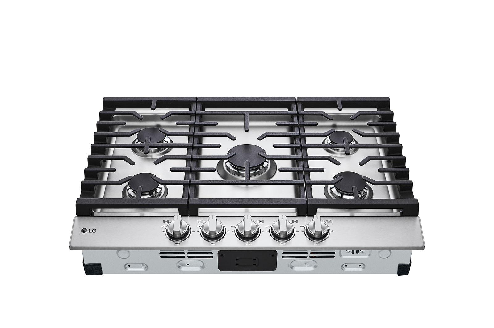 Lg CBGJ3023S 30" Gas Cooktop With Ultraheat™ 20K Btu Burner