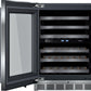 Thermador T24UW925LS Freedom® Wine Cooler With Glass Door 24'' Professional T24Uw925Ls