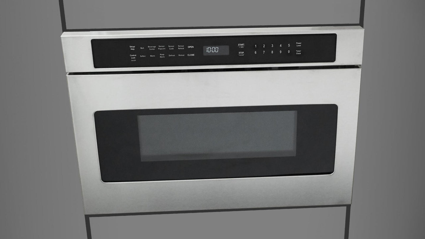 Fulgor Milano F7DMW24S2 24" Drawer Microwave - Stainless Steel