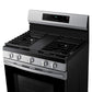 Samsung NX60A6111SS 6.0 Cu. Ft. Smart Freestanding Gas Range With Integrated Griddle In Stainless Steel