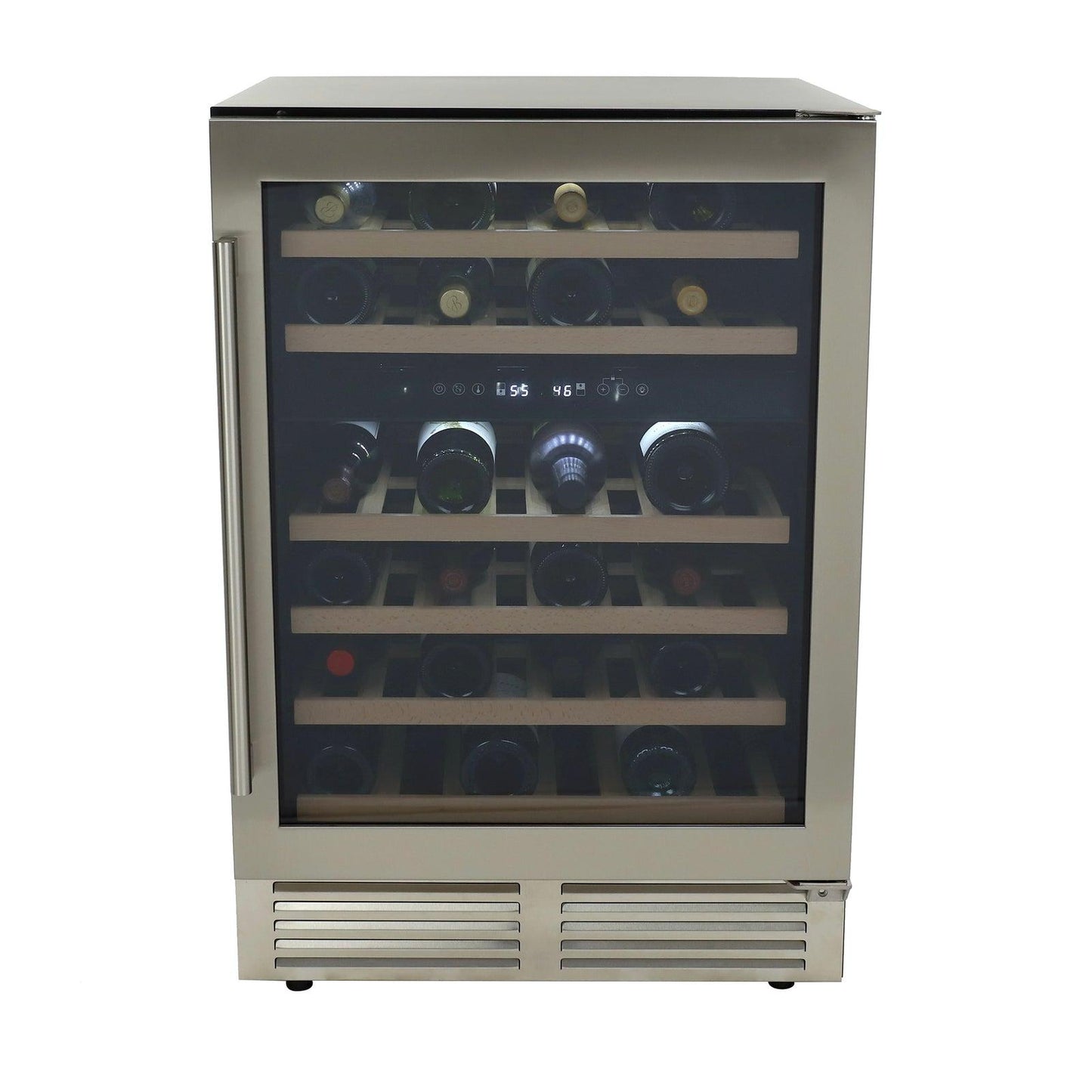 Avanti WCD46DZ3S 43 Bottle Designer Series Dual-Zone Wine Cooler