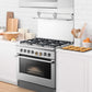 Fisher & Paykel RDV2366NN Dual Fuel Range, 36
