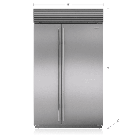 Sub-Zero BI48SSTH 48" Classic Side-By-Side Refrigerator/Freezer