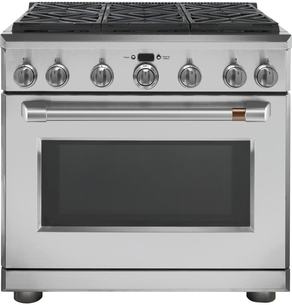 Cafe CGY366P2MS1 Café 36" All-Gas Professional Range With 6 Burners (Natural Gas)