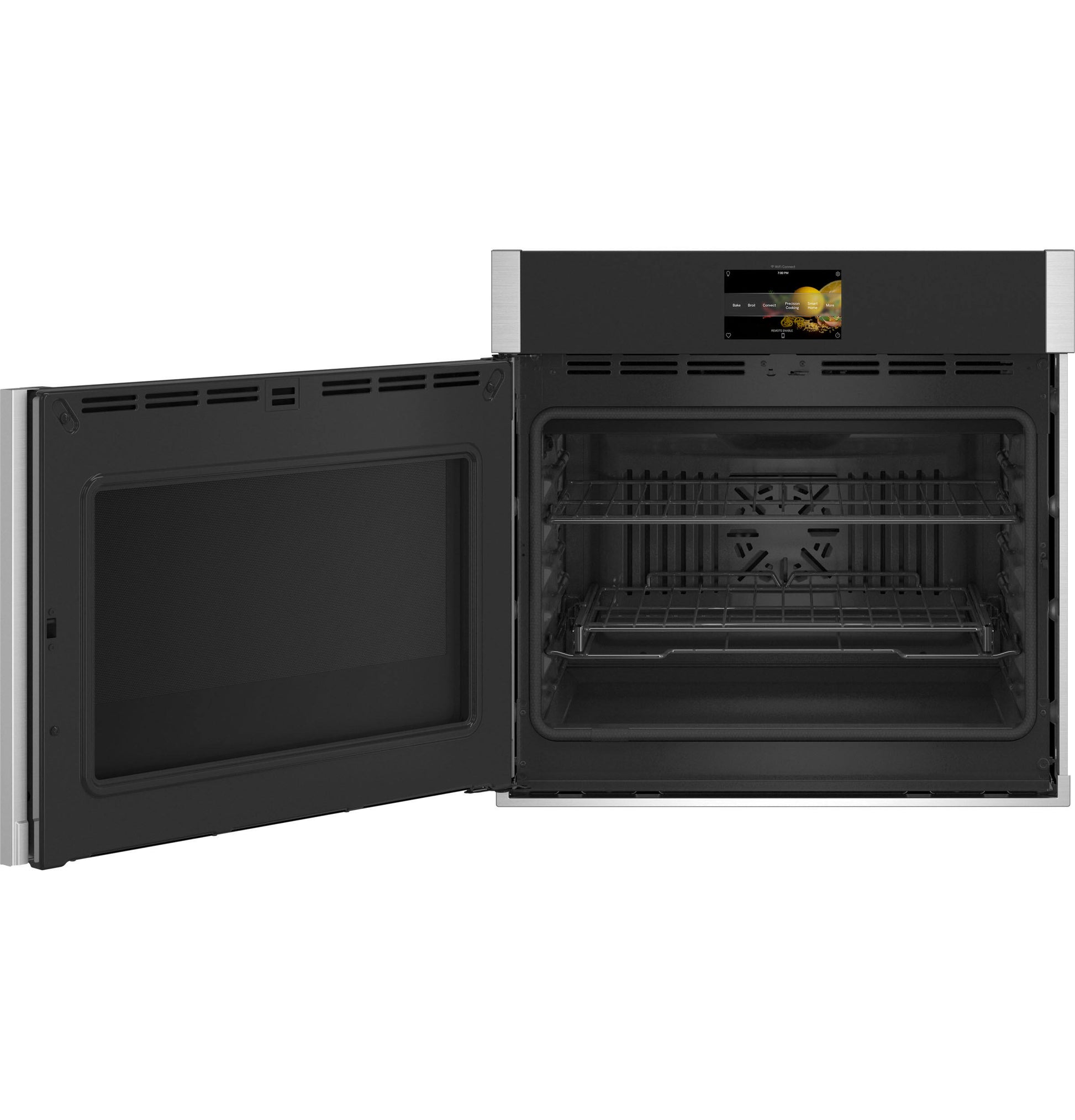 Ge Appliances PTS700LSNSS Ge Profile™ 30" Smart Built-In Convection Single Wall Oven With Left-Hand Side-Swing Doors