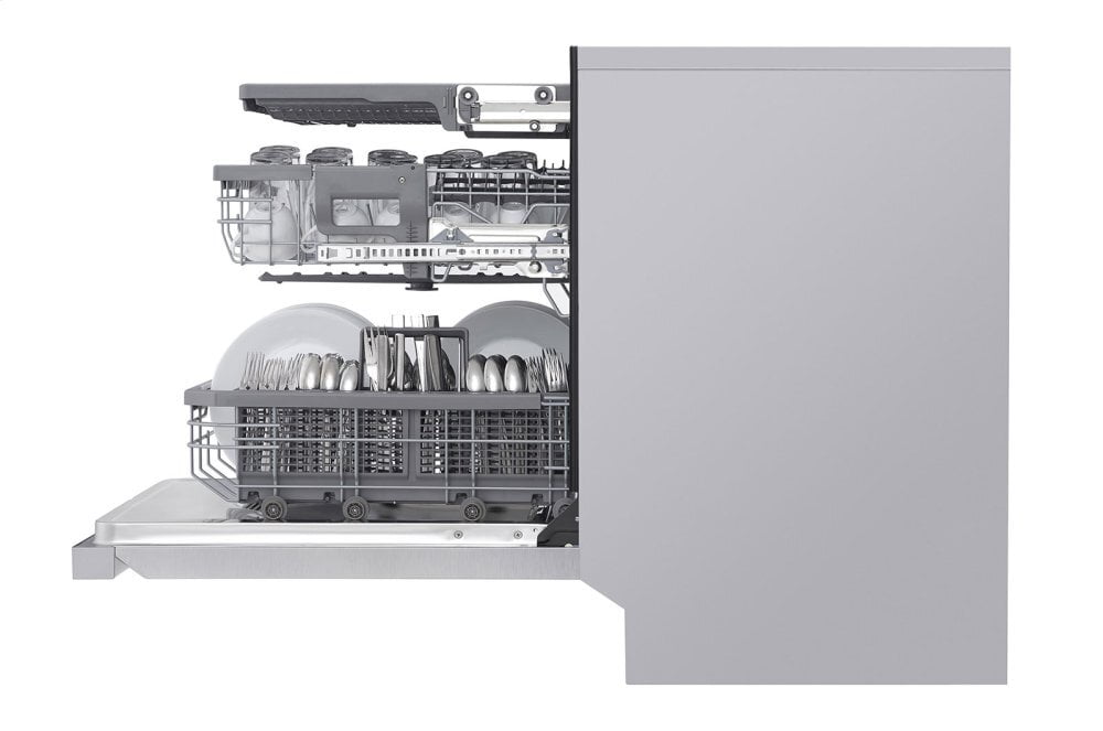 Lg LDP6810SS Top Control Smart Wi-Fi Enabled Dishwasher With Quadwash&#8482; And Truesteam®
