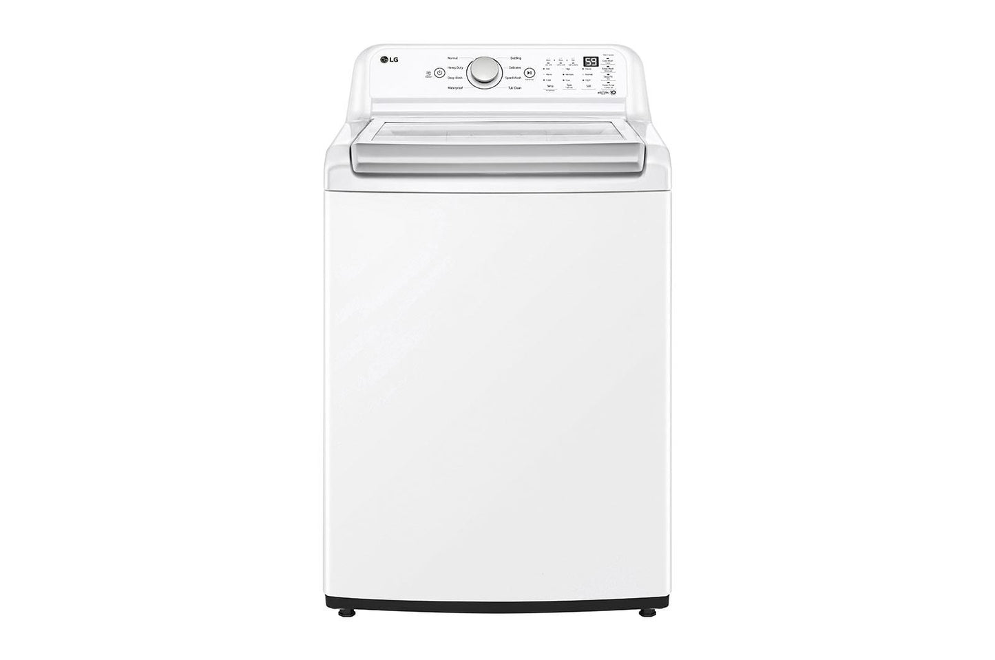 Lg WT7155CW 4.8 Cu. Ft. Mega Capacity Top Load Washer With 4-Way&#8482; Agitator & Turbodrum&#8482; Technology