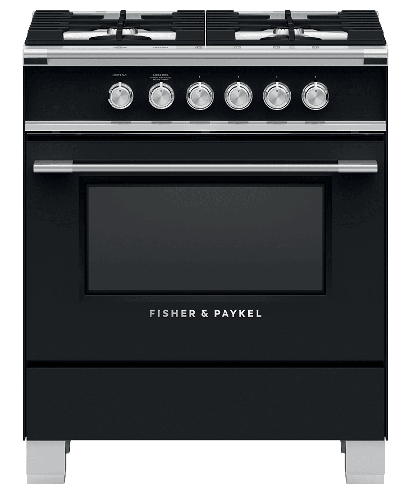 Fisher & Paykel OR30SCG4B1 Gas Range, 30", 4 Burners