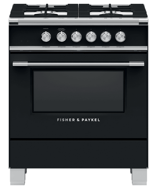Fisher & Paykel OR30SCG4B1 Gas Range, 30", 4 Burners