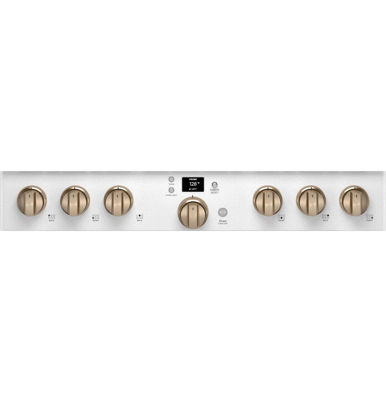 Cafe CGY366P4TW2 Café™ 36" Smart All-Gas Commercial-Style Range With 6 Burners (Natural Gas)