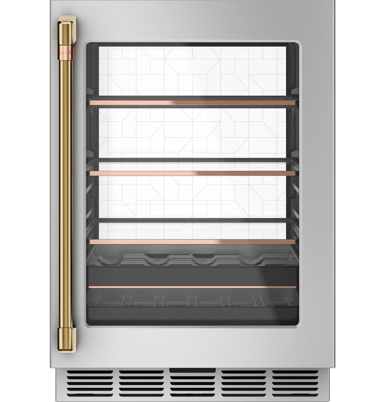 Cafe CXQW1H1PPCG Café™ Wine/Beverage Center Handle Kit - Brushed Brass