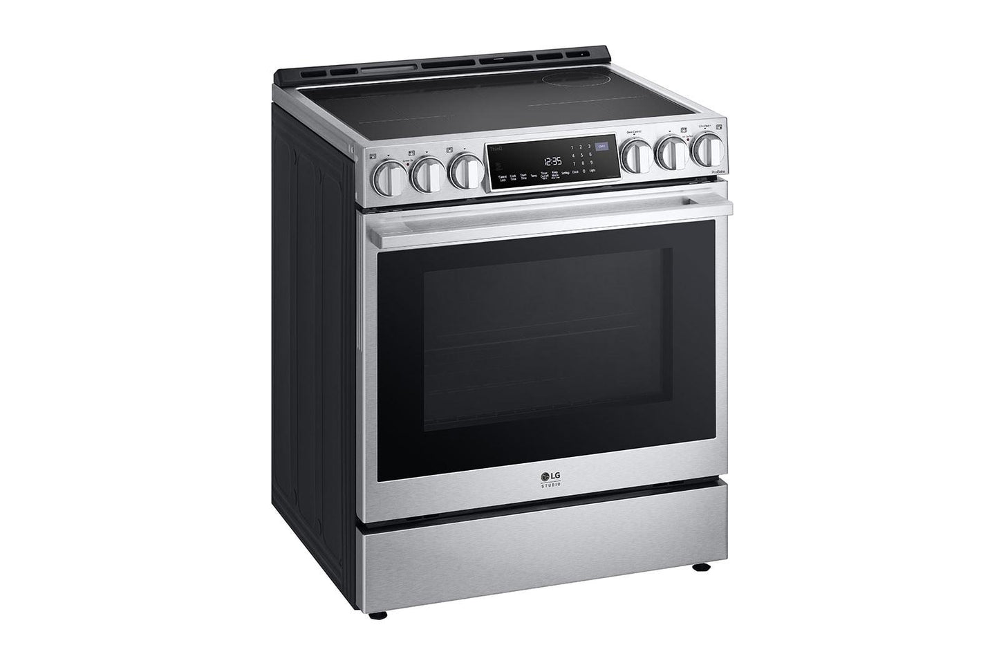Lg LSIS6338F Lg Studio 6.3 Cu. Ft. Instaview® Induction Slide-In Range With Air Fry And Air Sous Vide
