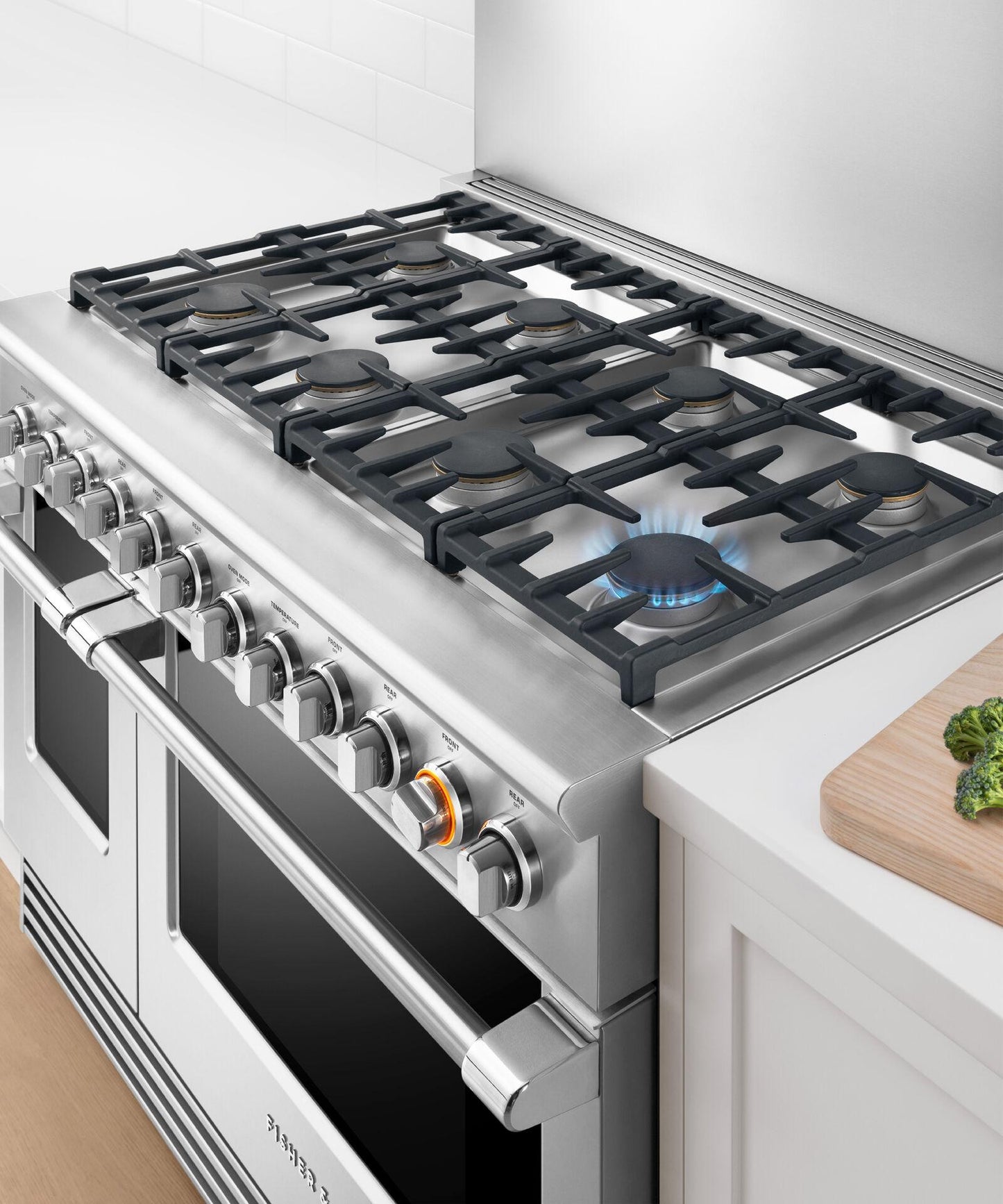 Fisher & Paykel RDV2488NN Dual Fuel Range, 48", 8 Burners