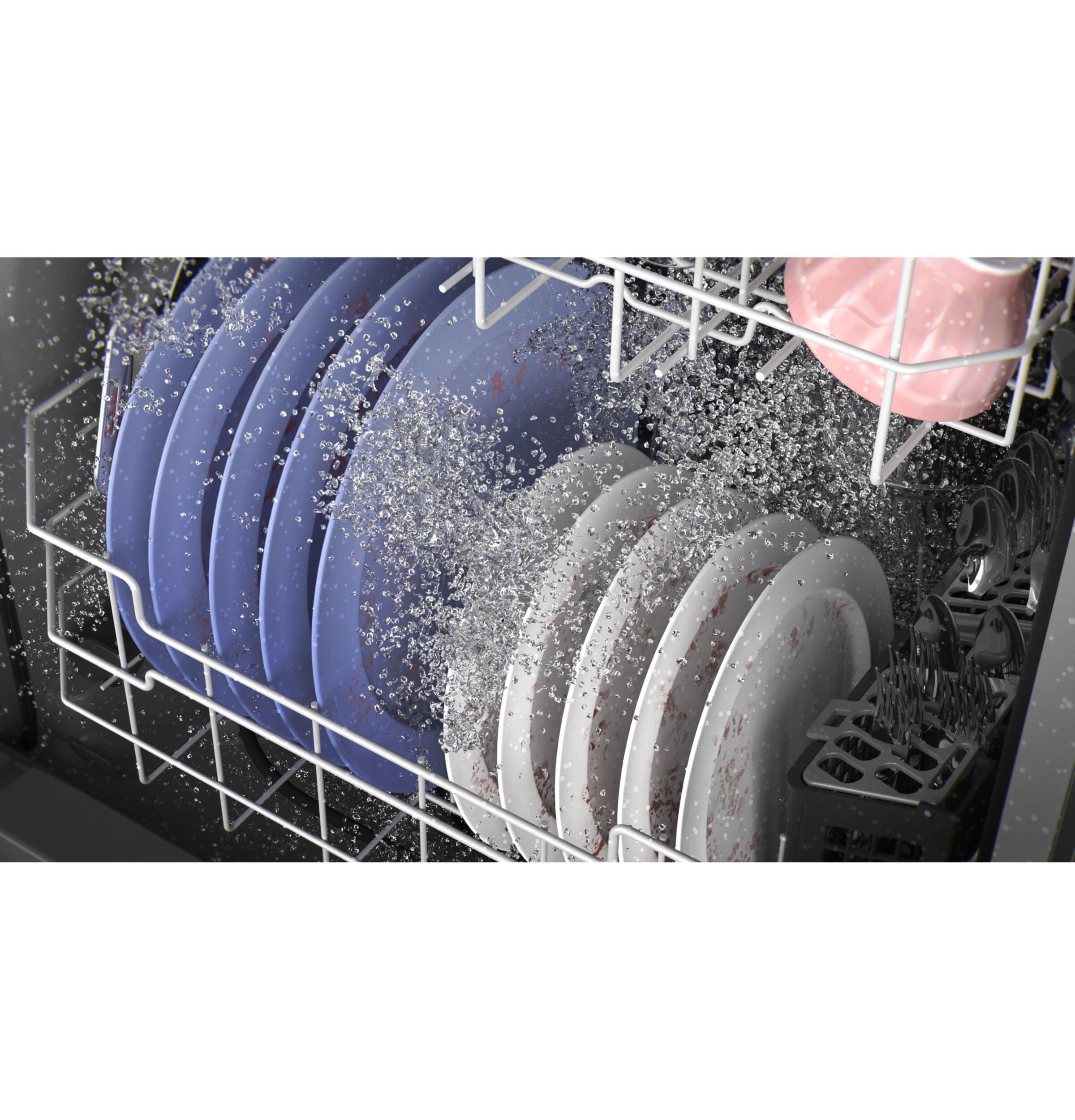 Ge Appliances GDT550PMRES Ge® Top Control With Plastic Interior Dishwasher With Sanitize Cycle & Dry Boost