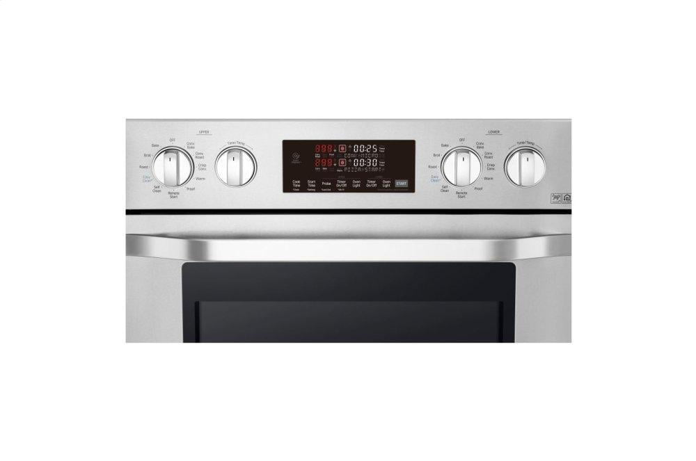 Lg LSWD307ST Lg Studio 4.7 Cu. Ft. Smart Wi-Fi Enabled Double Built-In Wall Oven