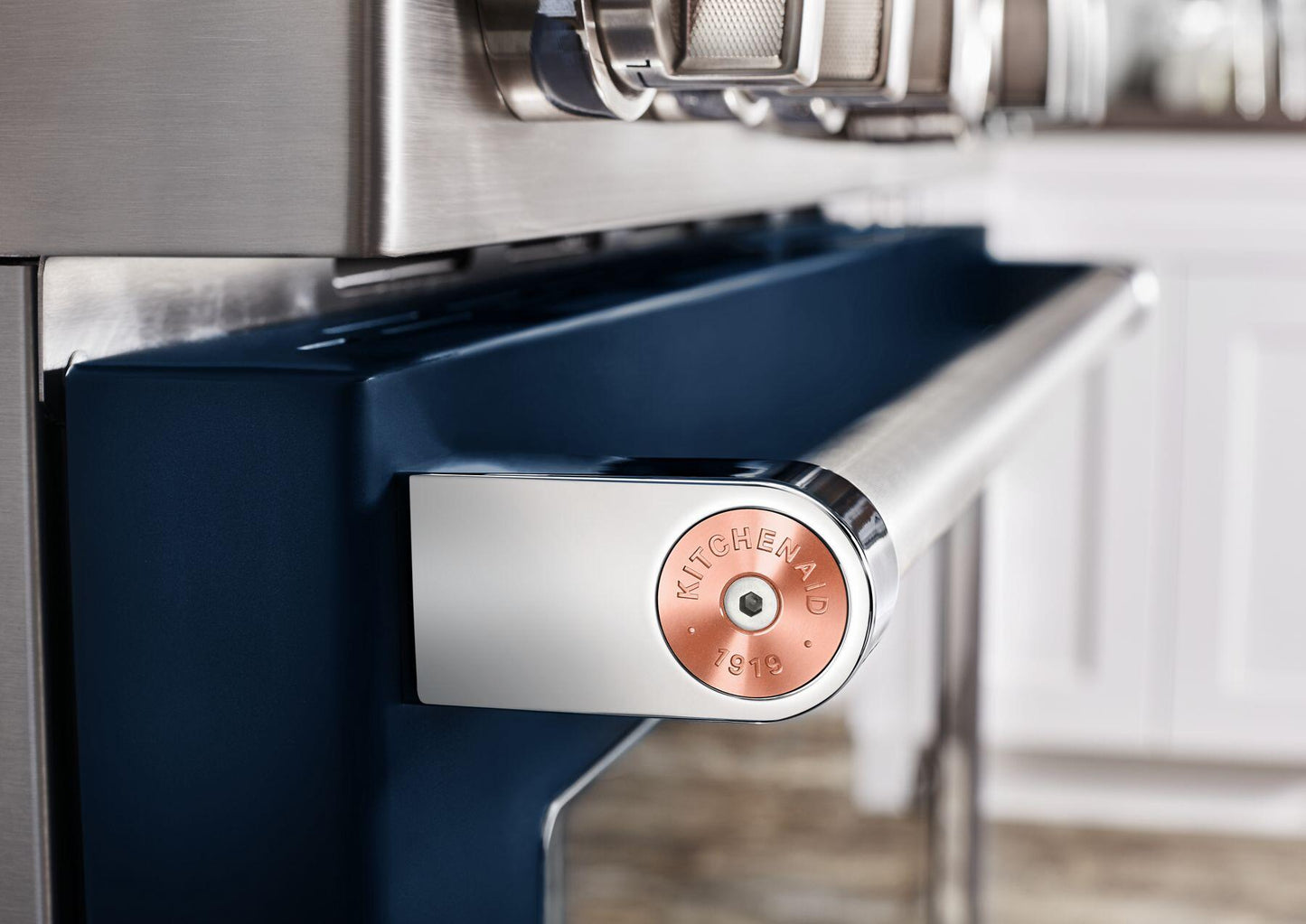 Kitchenaid W11368841CF Kitchenaid® Commercial-Style Range Handle Medallion Kit - Copper