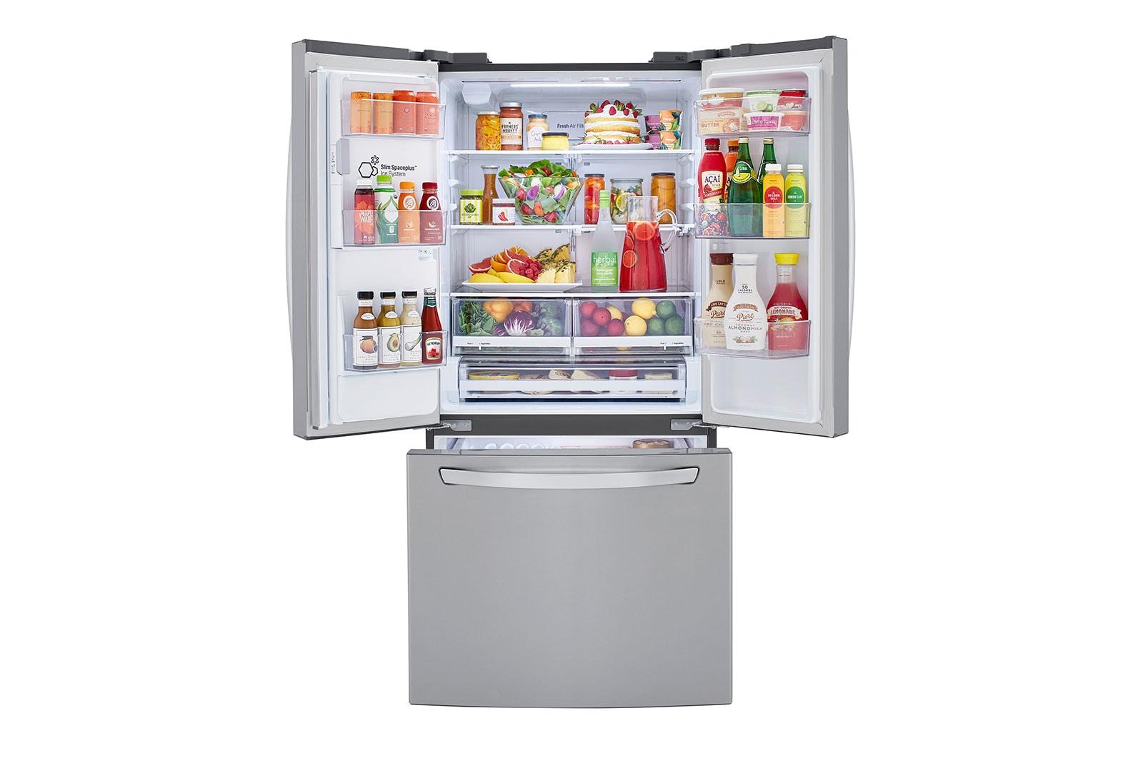 Lg LRFXS2513S 25 Cu. Ft. Smart French Door Refrigerator With Craft Ice™