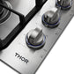 Thor Kitchen TGC3001 30 Inch Professional Drop-In Gas Cooktop With Four Burners In Stainless Steel